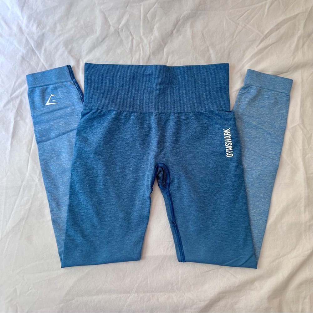 gymshark adapt ombré blue leggings